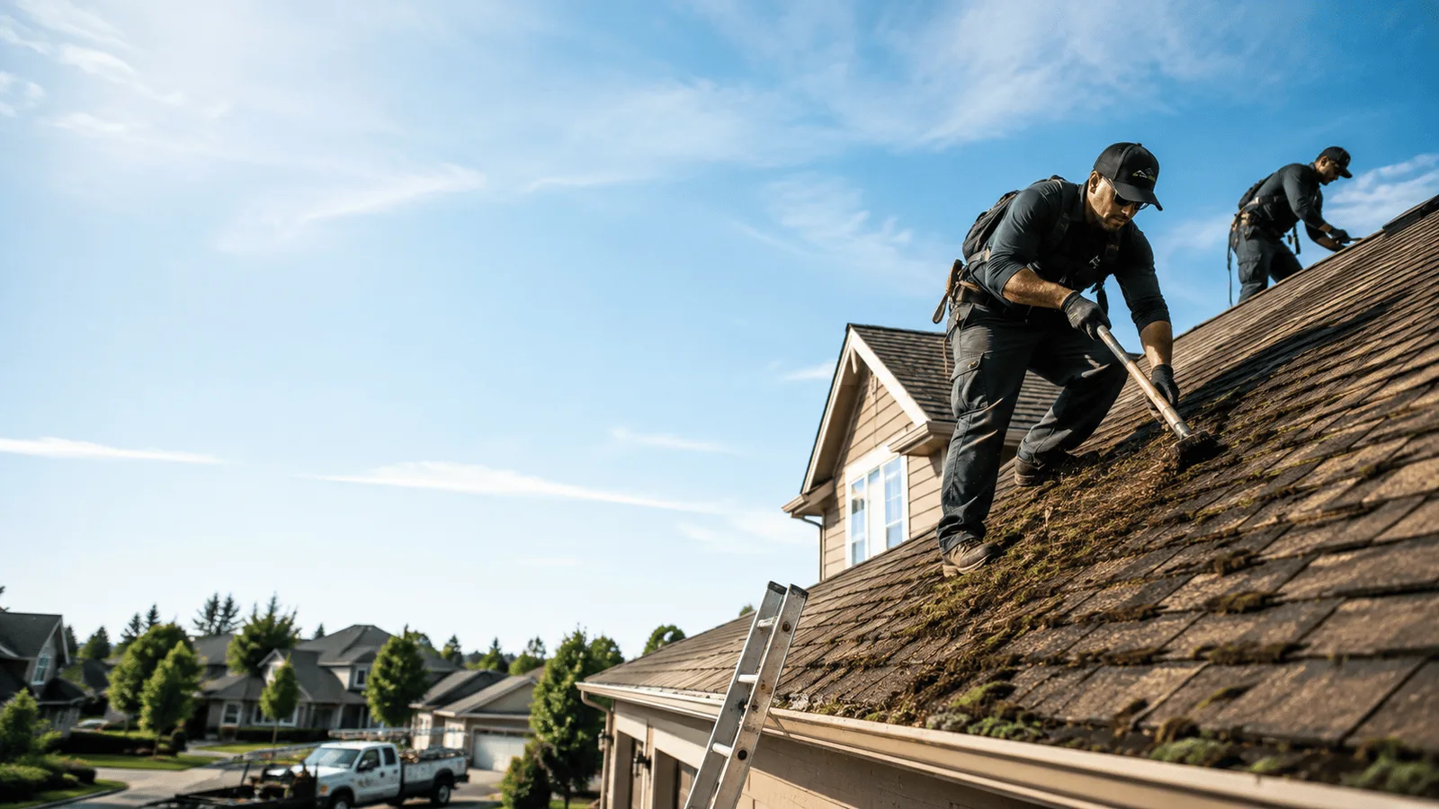 Roof Moss Removal in Deer Park, TX near me